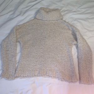 Cream turtle neck sweater